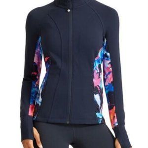 Athleta Navy Super Imposed Hope Jacket Small